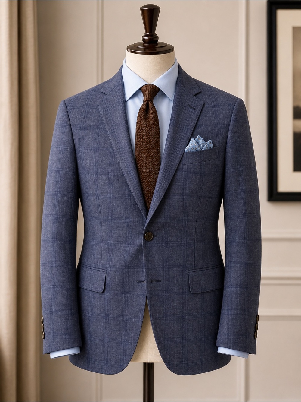 Ted Baker Blue Windowpane Sport Coat